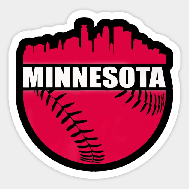 Downtown MPLS STP Minnesota Skyline Baseball Sticker by Vigo